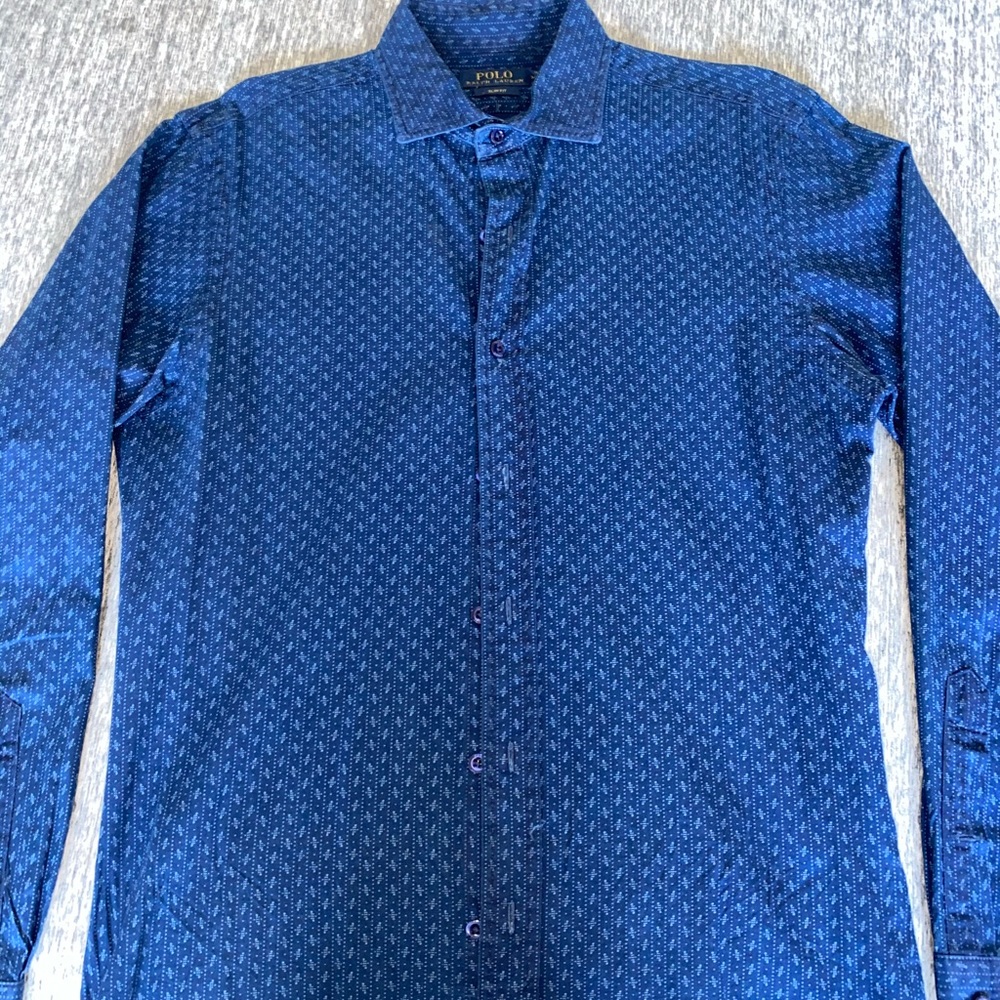 Navy Ralph Lauren Dress Shirt